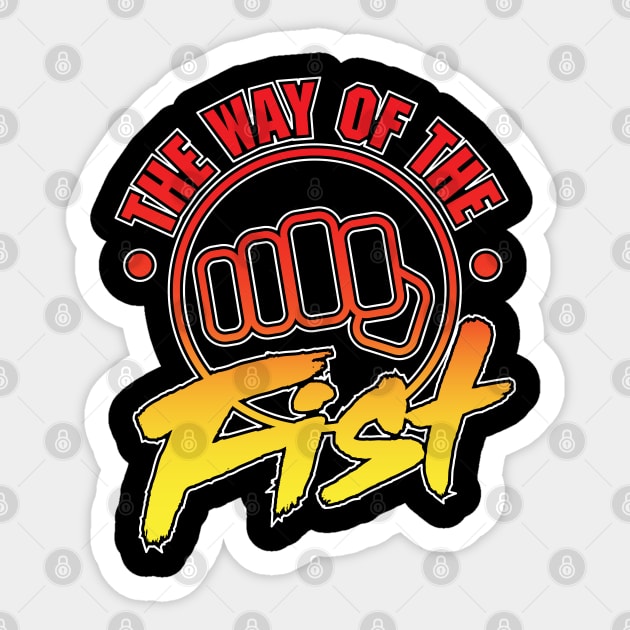 The Way of the Fist Sticker by Meta Cortex